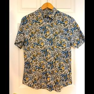 NEW! Express Mens Small cotton button up shirt